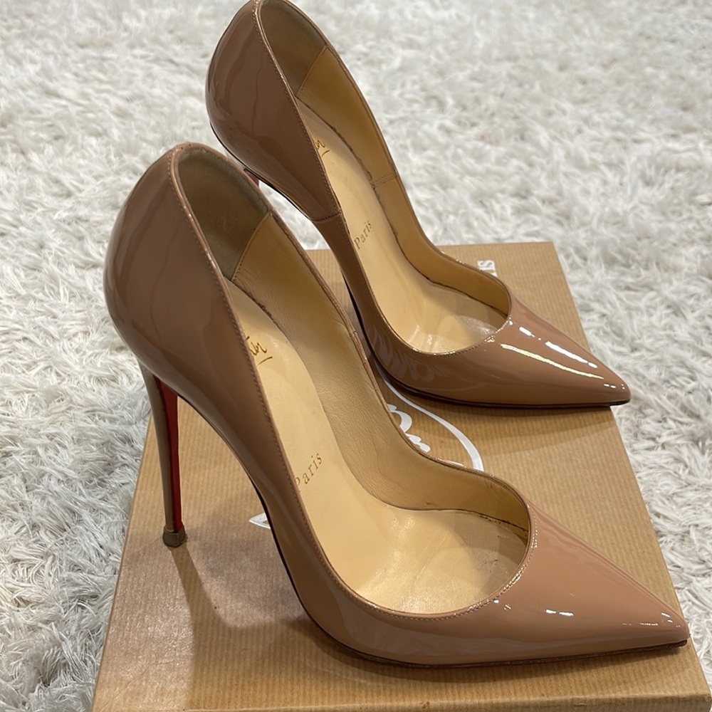 Christian Louboutin So Kate Nude 120 Patent Size 36.5 - Picture 5 of 6
